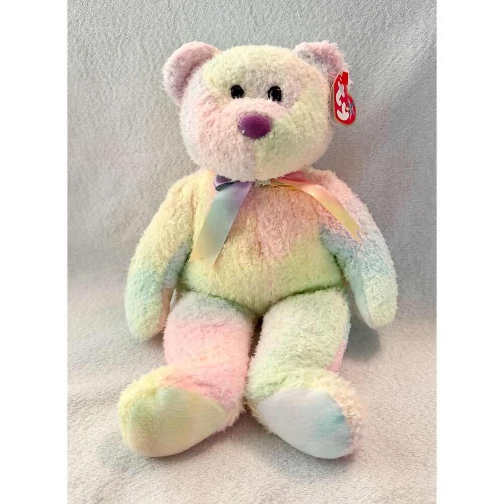 TY Beanie Buddy - Groovy the Bear | MWMT Mint Tags | Retired | Rare | Vintage